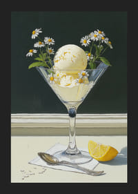 Egy frissítő üvegkreáció virágzó eleganciával.-5