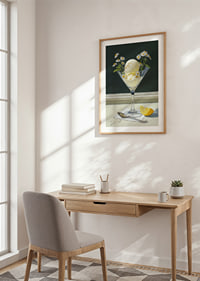 En uppfriskande glasskreation med blomstrande elegans.-8