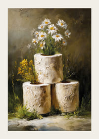 Zachte bloemen met een natuurlijke, rustieke charme.-3