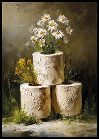 Soft flowers with a natural, rustic charm.-6
