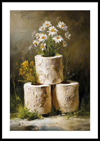 Zarte Blumen mit natürlichem, rustikalem Charme.-0