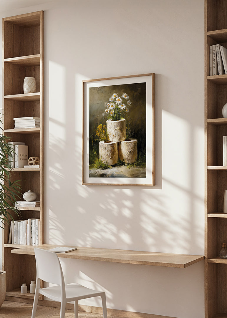 Zarte Blumen mit natürlichem, rustikalem Charme.-12