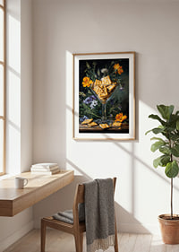 A tasteful fusion of flowers and biscuits in vibrant elegance.-8