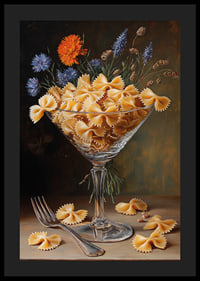 Pasta romance in an elegant glass creates a warm style.-4