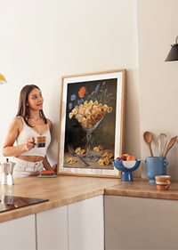 Pasta romance in an elegant glass creates a warm style.-8