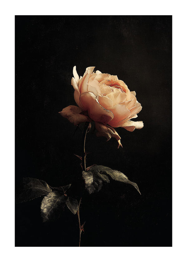 Plagát Gilded Petals