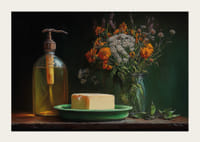 Ein zeitloses Stillleben mit Blumen, das den Geist verzaubert.-3