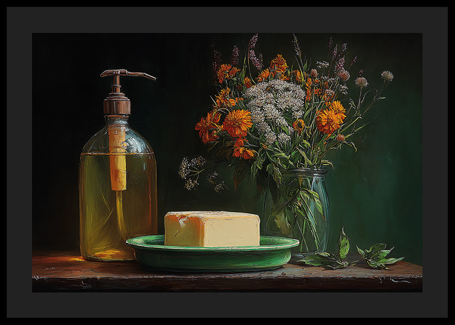 A timeless still life with flowers that enchants the mind.-12