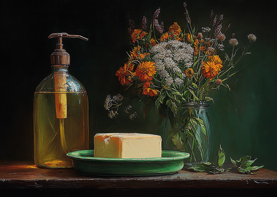 A timeless still life with flowers that enchants the mind.-12
