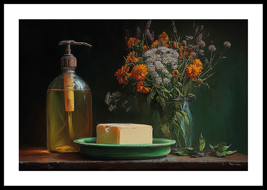 A timeless still life with flowers that enchants the mind.-12