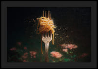 Vork waarmee u elegant een perfect ingepakte bundel pasta kunt optillen.-4