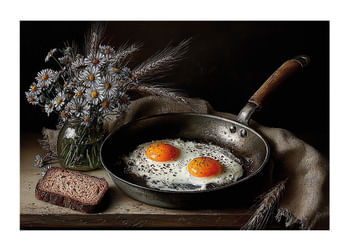 Poster Eggs And Petals