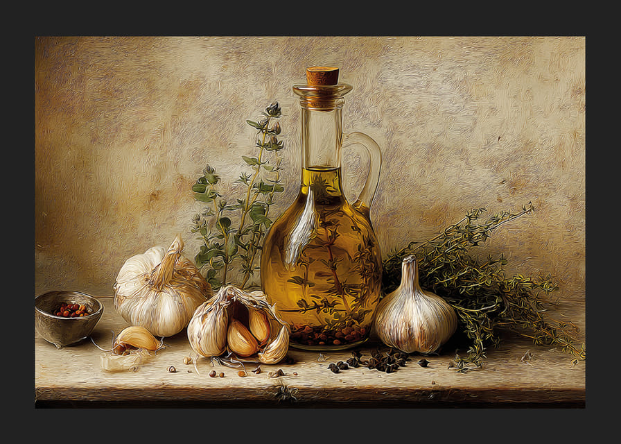 Klassisk skønhed med olivenolie og hvidløg for en tidløs følelse.-12