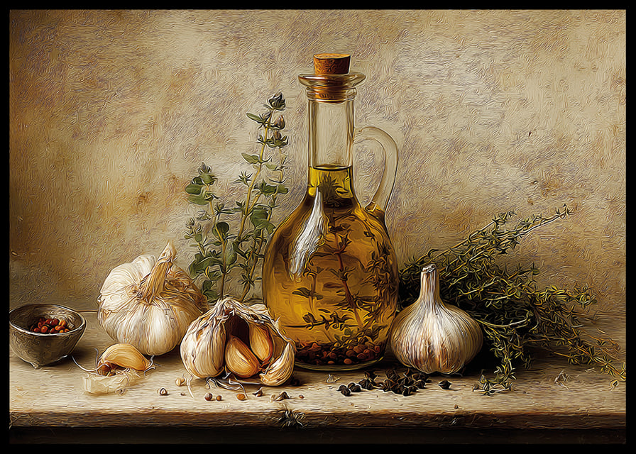 Classic beauty with olive oil and garlic for a timeless feel.-12