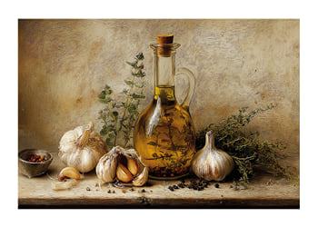 Plakat Golden Herbal Harvest