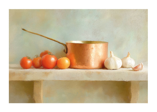 Plagát Timeless Copper Kitchen