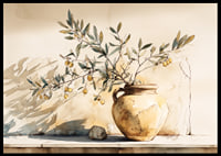 Timeless beauty with its motif of an antique pot adorned with olive branches.-6