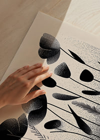 Sophisticated flowers in a stylish pattern evoke elegance.-3