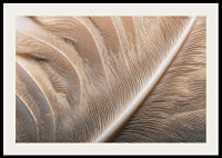 Feathers in soft, subtle patterns enchant the viewer.-2
