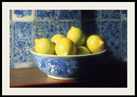 Colorful lemons in a classic bowl spread freshness.-2