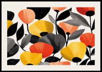 Le motif floral coloré crée de la vitalité et de la joie.-2