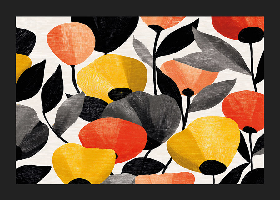Colorful floral pattern creates vibrancy and joy.-12