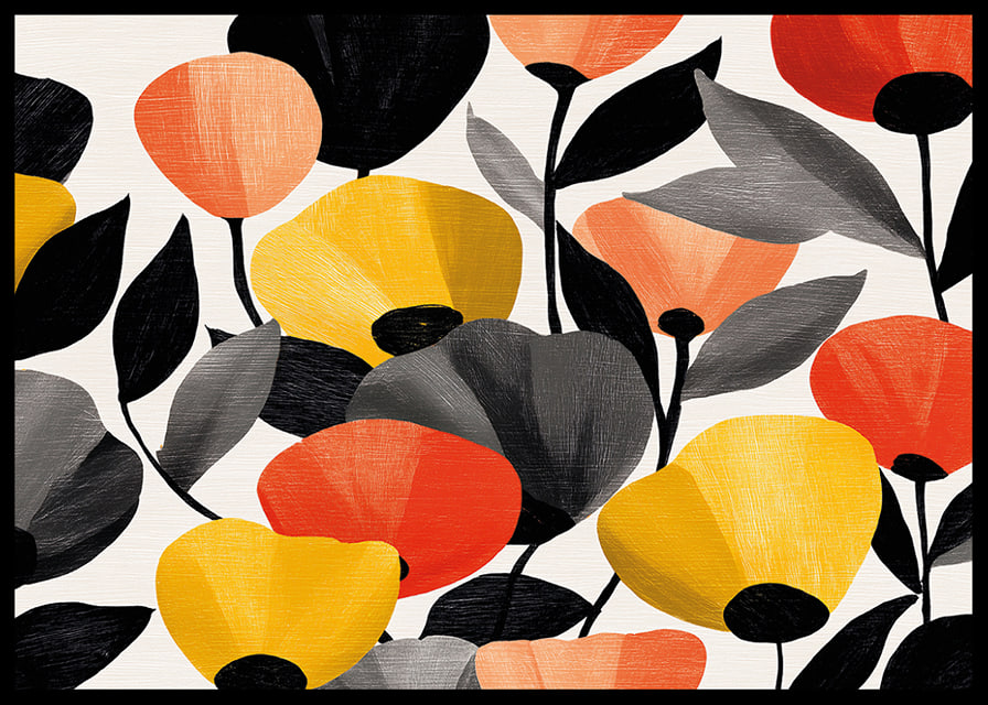 Colorful floral pattern creates vibrancy and joy.-12