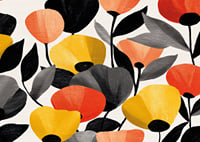 Colorful floral pattern creates vibrancy and joy.-7