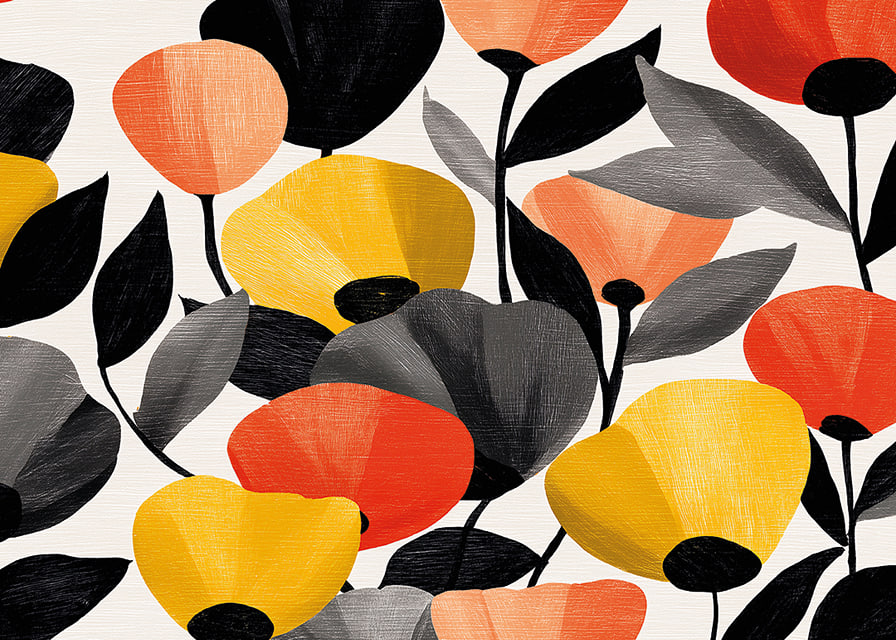 Colorful floral pattern creates vibrancy and joy.-12