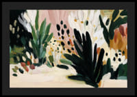 Livlige blomster danser i bløde penselstrøg.-4