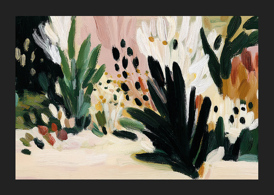 Vibrant flowers dance in soft brushstrokes.-12