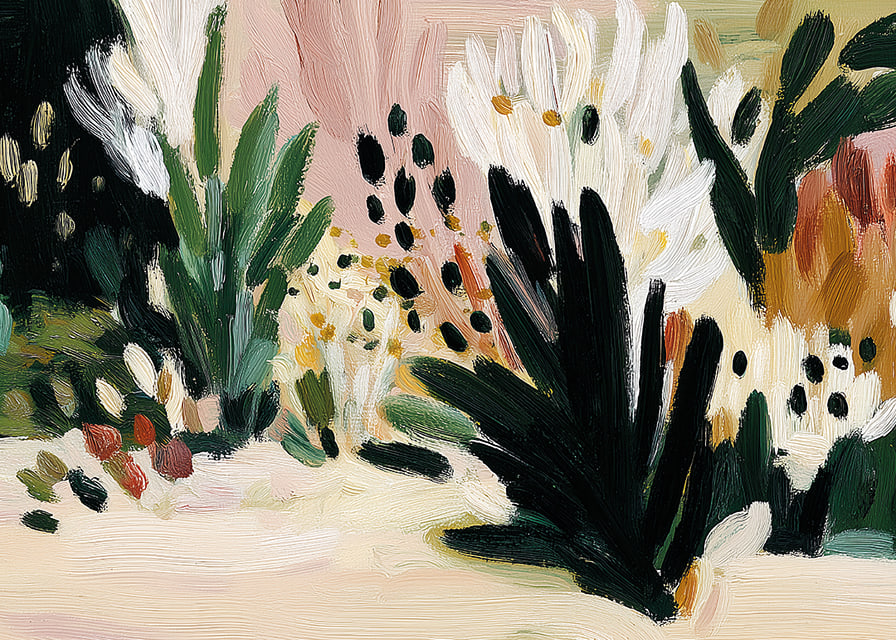 Vibrant flowers dance in soft brushstrokes.-12