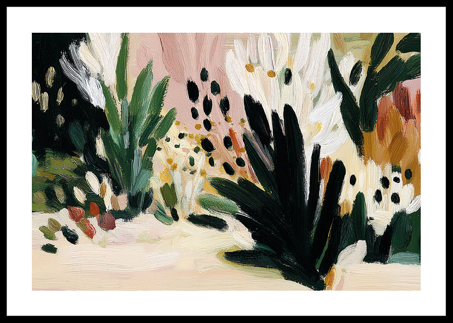 Vibrant flowers dance in soft brushstrokes.-12