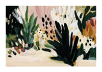 Vibrant flowers dance in soft brushstrokes.-1