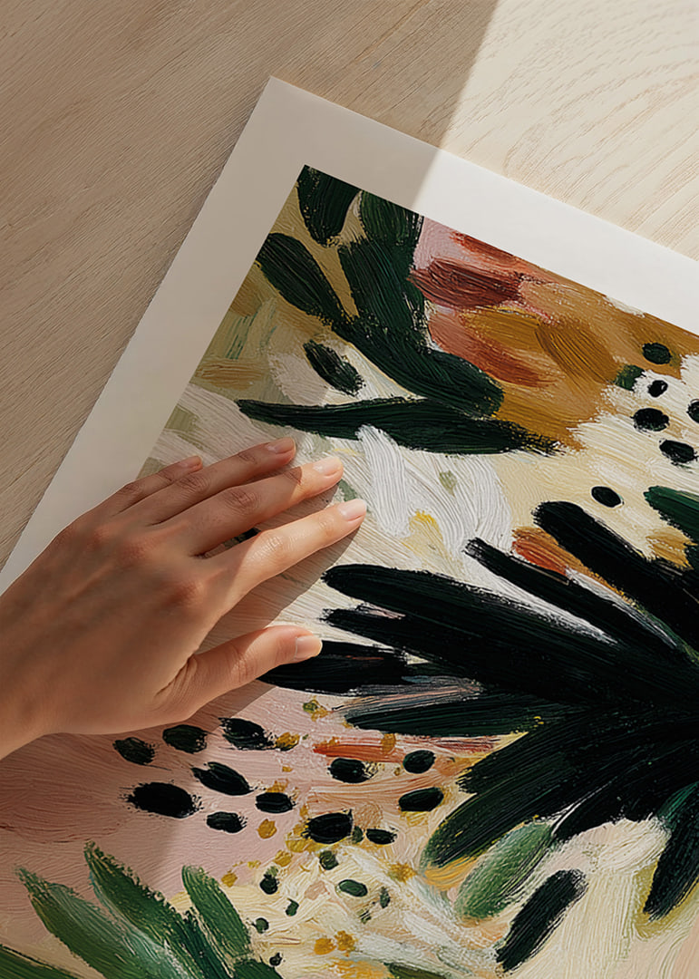 Vibrant flowers dance in soft brushstrokes.-12