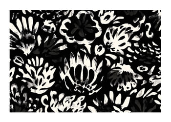 Affiche Dark Floral Symphony