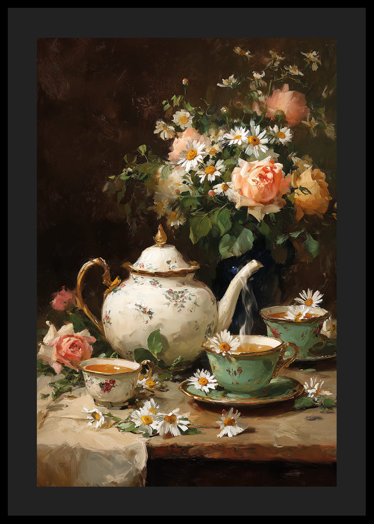 Blomstertesett med roser skaper en tidløs eleganse.-12