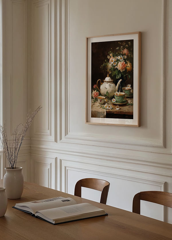 Poster Vintage Tea Serenity crossfade