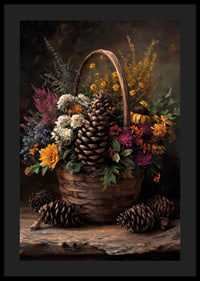 Höstens rikedom i ett färgsprakande blomsterarrangemang.-4