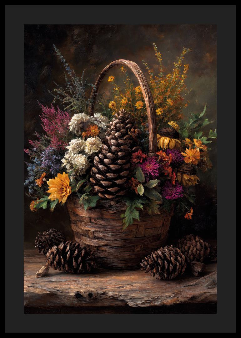 Höstens rikedom i ett färgsprakande blomsterarrangemang.-12