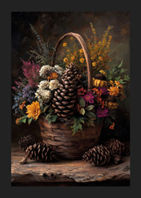 Höstens rikedom i ett färgsprakande blomsterarrangemang.-5