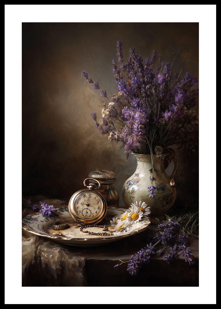 Beauté classique avec des détails lavande et antiques.-12