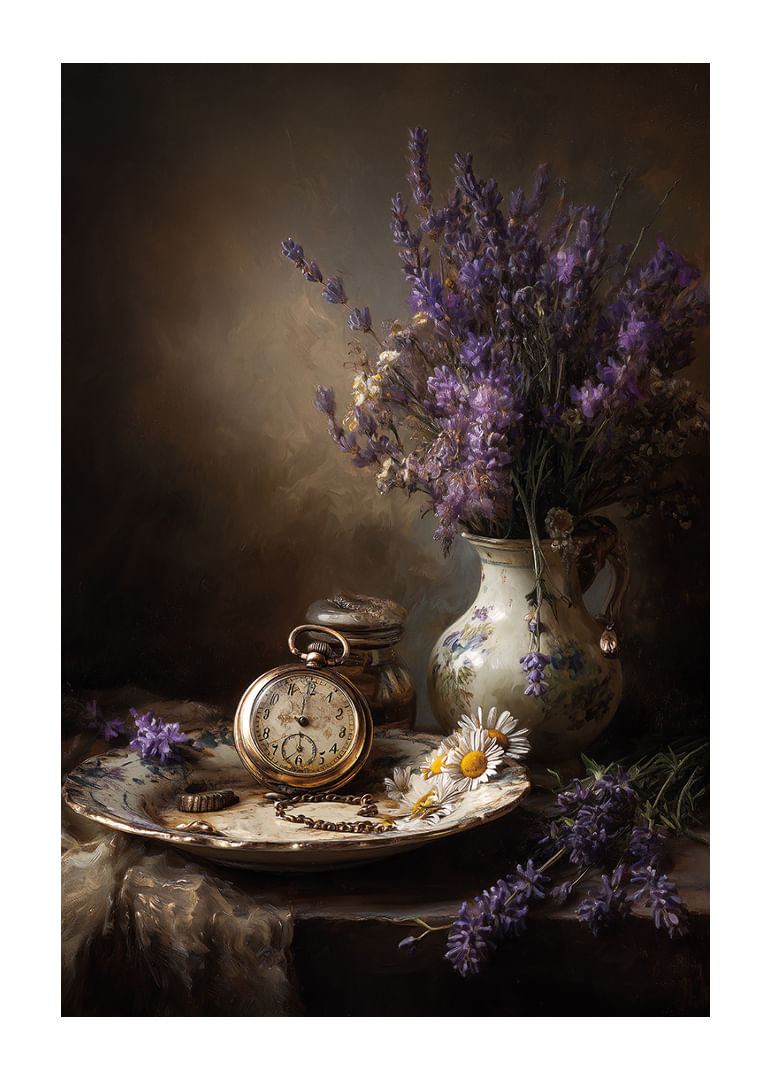 Beauté classique avec des détails lavande et antiques.-12