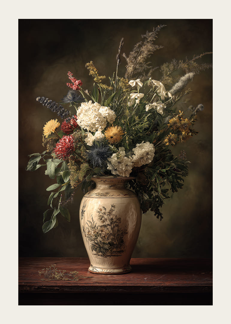 Een sierlijk boeket dat klassieke schoonheid uitstraalt.-12