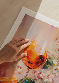 Färgstarkt möte mellan citrus och blomster i elegant harmoni.-9