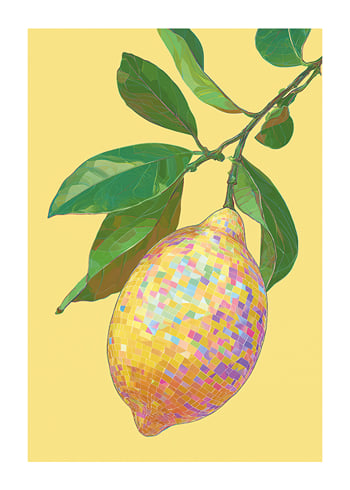 Poster Disco Lemon Glow