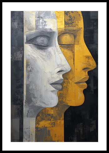 Plakatas Dual Silhouettes