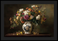 Et blomsterarrangement, der spreder tidløs skønhed.-4