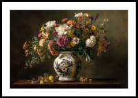 Una composizione floreale che diffonde una bellezza senza tempo.-0