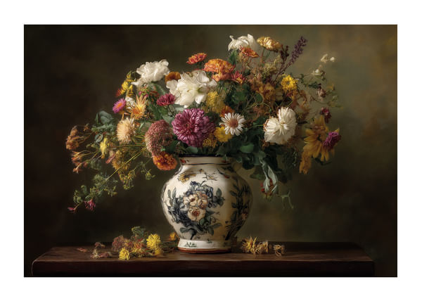 Poster Classic Blooming Serenity